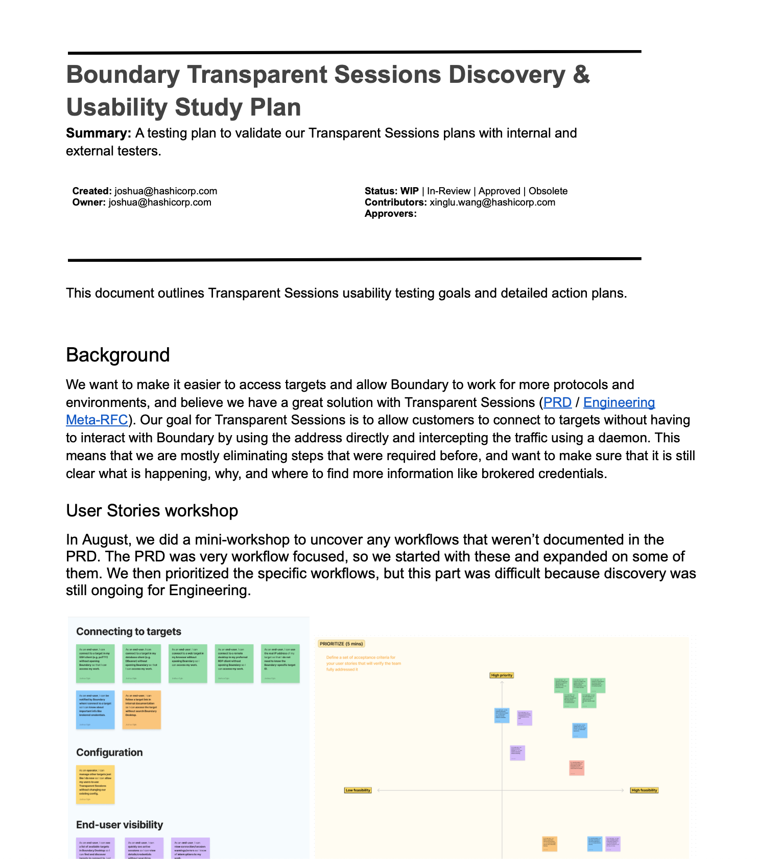 Research synthesis and journey mapping